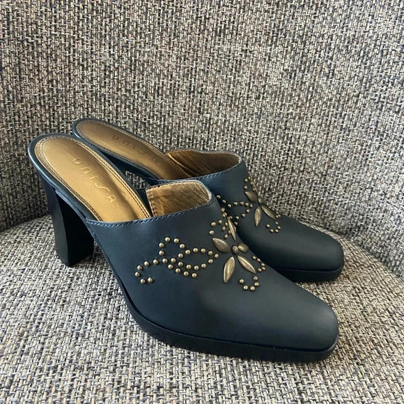 Unisa Leather Mules Size 7 1/2 - Picture 2 of 9